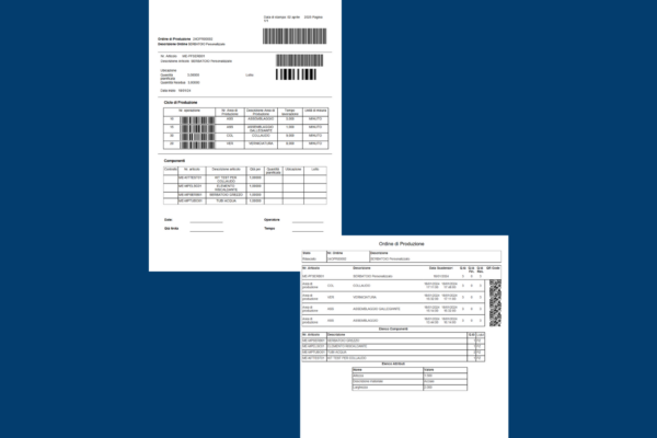 Manufacturing Solutions Report di Stampa 2 in 1 Business Central Innovio