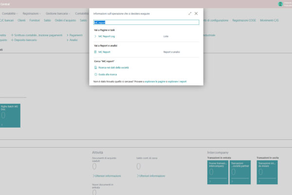 Report e Insight con Business Central e Innovio