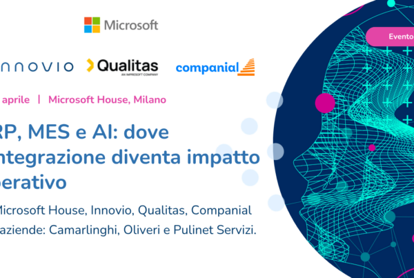ERP, MES e AI - evento in diretta streaming dalla Microsoft House - Innovio