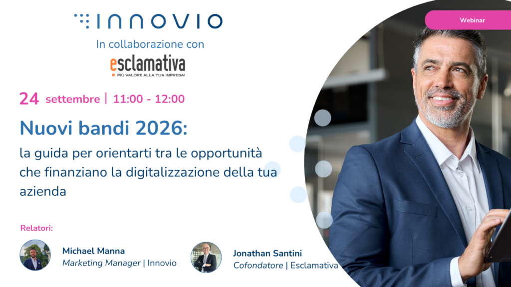 Nuovi bandi 2026 per digitalizzare le imprese - Innovio