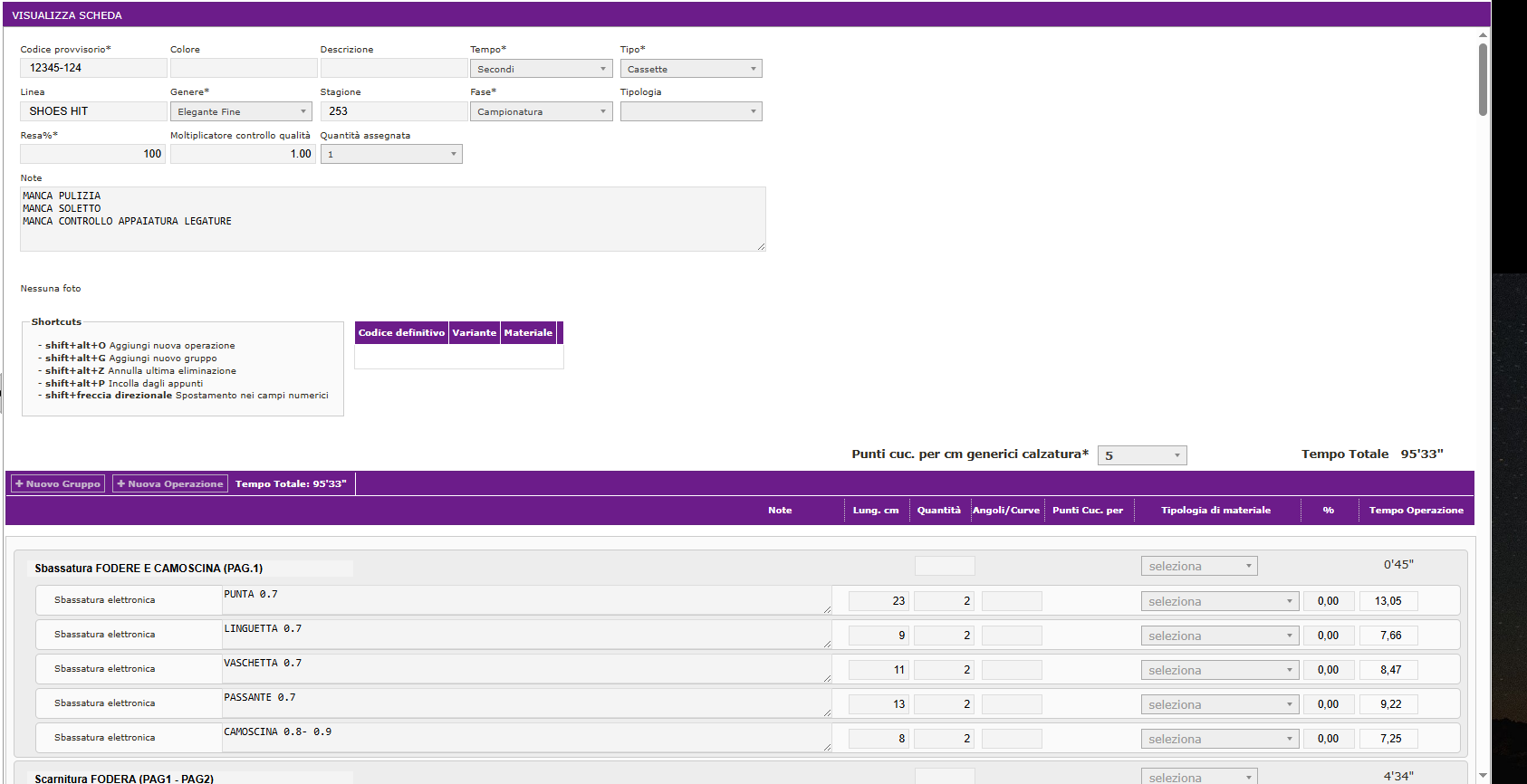 Ratio4shoes software di Innovio per la produzione calzaturiera
