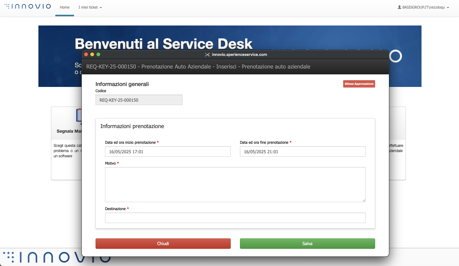 Kylaria software prenotazione auto - Innovio